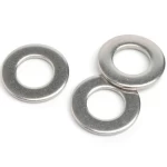 Zinc Plated Flat Washer Size 14 mm White Color Thickness 2.5 mm Outside Diameter 44 mm DIN125 Standard | Aobsco Company