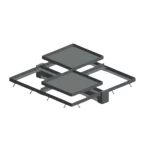 غطاء متعدد تجويف داخلي حديد  مقاس 1200×1200 مم،    لون   رمادي | مصنع سعودي كاست