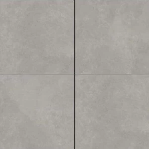 بلاط بورسلان Fujian، سمك 9.5 مم، ابعاد 60×60 سم، لون رمادى