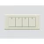 Quadruple Switch Size 14x7 cm 16 Amp Art DNA Beige Color