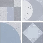 Porcelain Walls and Floors Blue Color, Size 16.5×16.5 cm