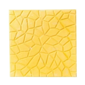 Cement Decorative Tiles 40x40 cm, Height 5 cm, Yellow | Al Sarif Building Materials