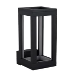 Modern Outdoor LED Wall Light, Size 12×16.5×27 cm, Gray Color