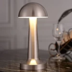 LED Touch Lamp, 12 Watt, 22 cm Height, 10 cm Width, Silver Color