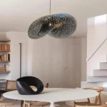 علاقي ريفي بوهيمي قصب أولكر، طول 80 سم، عرض 40 سم، ارتفاع 20 سم