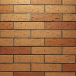 Clay sheets with modern Brick C4 122 finish, light brown color, dimensions 24x6 cm, model number SVW-MCM011