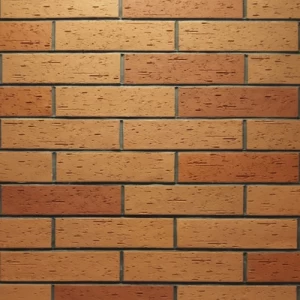 صفائح طينية بتشطيب مودرن بريك 122 C4، أبعاد 24×6 سم، لون بني فاتح | MCM Clay Cladding