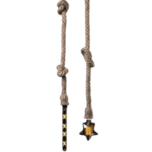 Modern Hanging Light 1 m Length, 10 cm Base, Beige Color | 40269