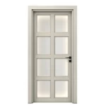 Premium doors, durable and modern, off-white color, size 235 x 115 cm, thickness 6 cm, model GPR05