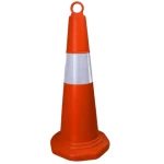 Reflective traffic warning triangle orange color weight 4kg height 50cm        