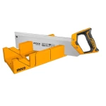 Saw with angle cutting base, 12 inches, Ingco brand