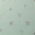 ورق جدران ورود مقاس 15.6 م×106 سم، لون اخضر مع وردي
