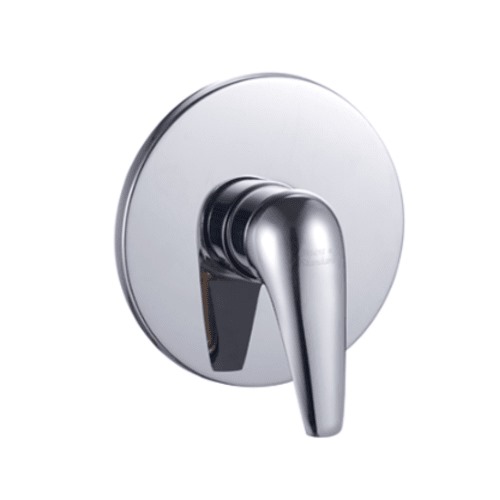 Concealed Shower Mixer Round Shape Chrome Color Single Line | Al Muhaidib Sanitary and Ceramic