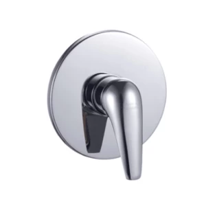 Concealed Shower Mixer Round Shape Chrome Color Single Line | Al Muhaidib Sanitary and Ceramic