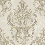 ورق جدران ايطالي مقاس 10 م×1.06 م، لون بيج فاتح، موديل 83430