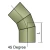 GRP Pipe Elbow 45° Diameter 800 mm PN10, Fiberglass | Saudi Pipes Systems (SPS) - Image 2