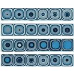 بلاط حوائط سيراميك  3,3x20 سم، موديل انيرجي، لون ليستل الربيع البارد | شركة المستقبل للسيراميك