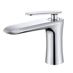 Short Washbasin Faucet, Chrome