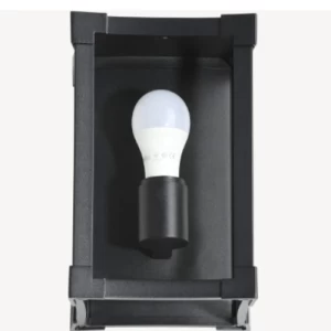 Castula Wall Light 18.8 x 16.5 x 27 cm Black | Abyat Company