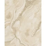Italian marble wallpaper, size 10 m x 1.06 m, beige color, model 84654  