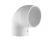 PVC Elbow 90° Reducer Schedule 40 Chanal Brand Size 2×1 ½ inch White Color 