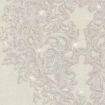 ورق حائط إيطالي لون بيج فاتح تصميم كلاسيك، مقاس 10 م×0.70 م، موديل 13068