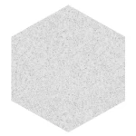 Janet Hexagonal Ceramic, light Gray , Measurement 58.5 × 67.5 cm, 14 mm Thickness