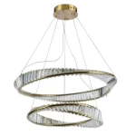 Round Crystal Chandelier, Size 80×80 cm, Gold