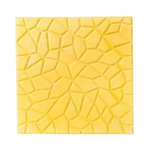 Cement Floor Tiles 40x40x4 cm, Yellow Color | Al Wasad Industrial Company
