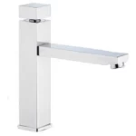 Italian Automatic Jacuzzi Brass Washbasin Mixer, Chrome, Square Shape