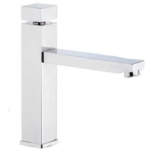 Italian Automatic Jacuzzi Brass Washbasin Mixer, Chrome, Square Shape | Al Muhaidib Sanitary and Ceramic