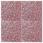 Colored red Color Mosaic Tiles length 25 cm, width 25 cm | Al-Hasaniah Factory