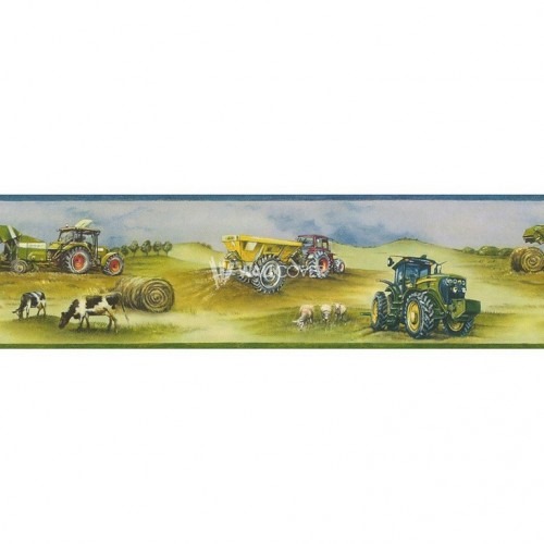 German Wallpaper Youth & Children 10m x 0.53m Light Green, Model 293302 | Balbaid Decor Company