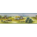 ورق حائط الماني شبابي واطفال مقاس 10 م× 0.53 م، لون أخضر فاتح، موديل 293302  