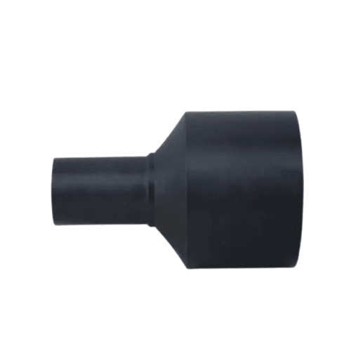 HDPE Reduce Dimensions 800×710 mm, Length 260 mm, Black Color | Union Pipe industry KSA