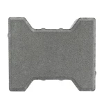 Smooth Interlock Tiles, Behaton Design, Size 19.8x16.3 cm, Thickness 8 cm, Grey Color | Al Sarif Company
