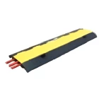 Cable Speed ​​Bump, 3 Line, Dimensions 100 x 30 x 5 cm, Black Color with Yellow Cover