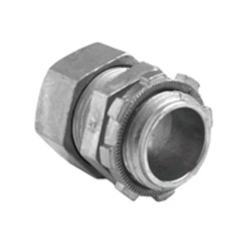 Shop Zinc Die Cast EMT Connector Compression Type Size 3 inch Hight 2. ...
