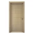 Premium solid doors for entrances, beige color, size 235 x 115 cm, thickness 6 cm, model GM01