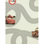 ورق حائط بريطاني شبابي واطفال مقاس 10 م× 0.53 م، لون بيج شاحب مع رمادي، موديل 72599  