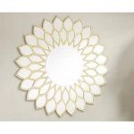 Decorative Mirrors Size 113x113x9 cm, Gold Color, Island Design