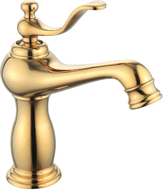 Washbasin Mixer 22x16 cm Gold Color | ALHashim Sanitary Tools