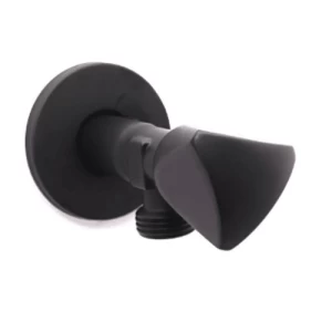 Brass Angle Shut-Off Valve 1/2 inch Matte Black | Alsaggaf company