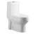Floor Mounted Water Closet Toilet , White Color, Chinese Round Shape, Size 30 cm