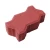 S Shaped Uni Interlock Paver Tiles, Thickness 6 cm  Red Color | Al Hasaniah Factory
