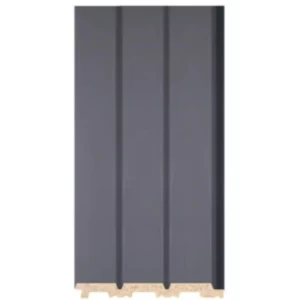Wood Substitute WPC Rectangle 12 x 290 cm Plain Gray | Luxury line