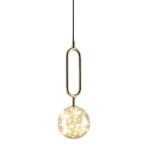 Pendant Light New Classic with Luxury Design, Golden Color, Voltage 18 volts