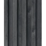 Wood substitute, size 16 x 290 cm, shaped sticks, dark gray