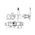 Two Way Concealed Shower Mixer 5.57 kg Matte Gold | Hatch Company - Image 2