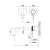 Medium Wall Washbasin Faucet 25×8×7 cm Matte Nickel | Hatch Company - Image 2